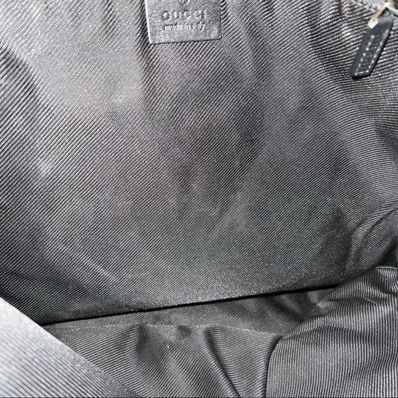 Gucci LARGE Dark Brown Monogram Canvas Tote Bag AUTHENTIC - Picture 11 of 16